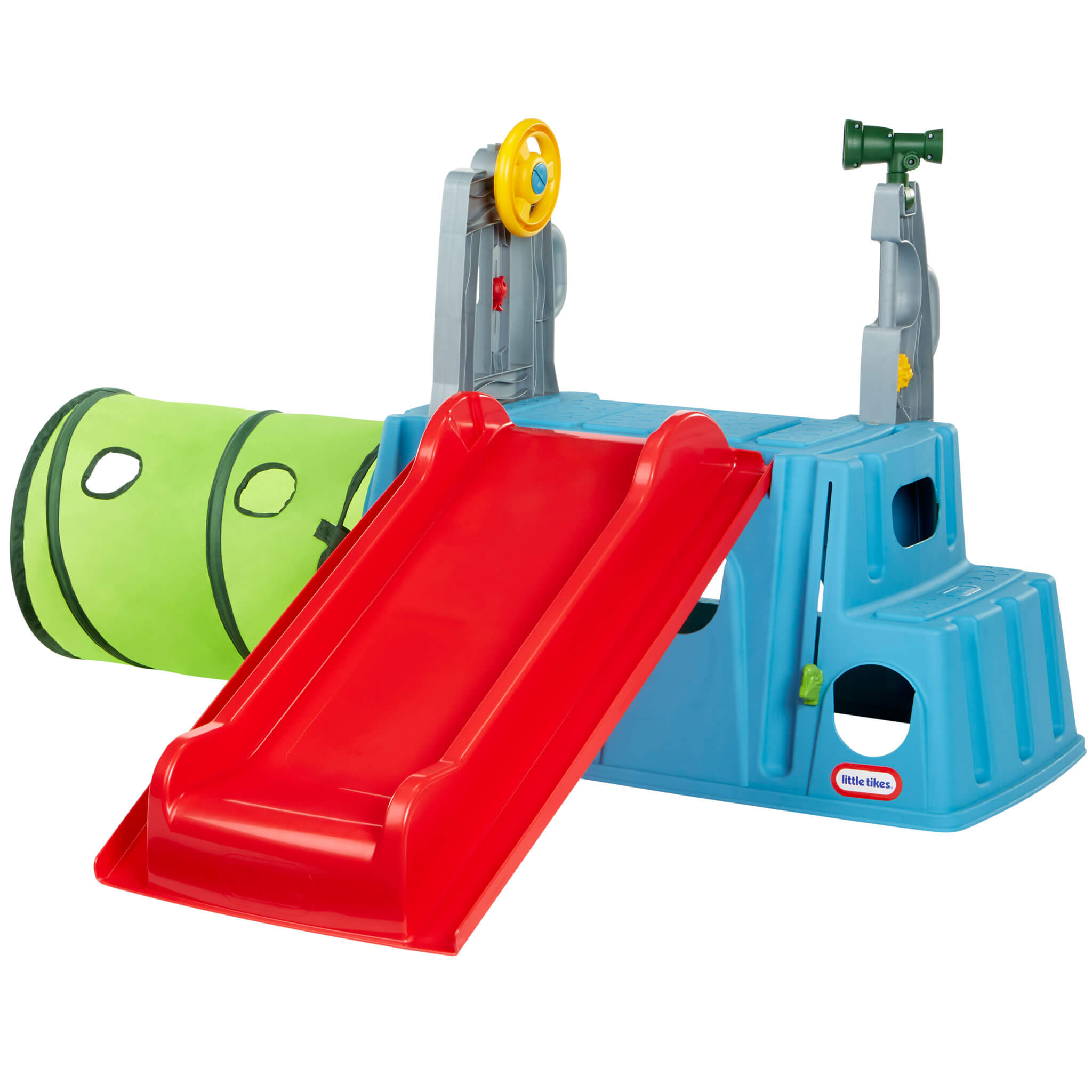 兒童溜滑梯推薦 Little Tikes Easy Store Slide Explore 多功能幼兒溜滑梯